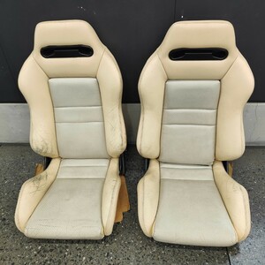 RECARO SR2 2脚セット 合成皮革 張替え レカロシート リクライニングシート レカロ セミバケ