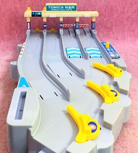 送920円～ 希少品! TOMY「トミカ インターチェンジ 料金所 TOMICA TOLL GATE 首都高仕様」　すいすいETCドライブ ミニカー コース カスタム