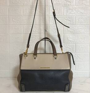 no22091 Marc By Marc Jacobs マークバイマークジェイコブス 2WAY 本革 レザー 牛革 ショルダー ハンド トート バッグ ☆