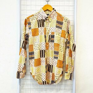 engineered garments クレイジー パターン ボタン シャツ 長袖 ペイズリー Gs12-21