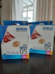 ◎（A1019）純正未使用EPSON エプソン インクカートリッジ IC5CL05W 未開封 期限切れ（米14）