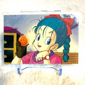 超希少!ドラゴンボール 無印 初期 ラミカ ラミネートカード No.3 etoile ブルマ エトワール カードダス アマダ Dragonball retro Rare Card