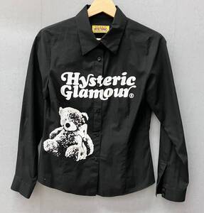 HYSTERIC GLAMOUR ヒステリックグラマー 01241AH03 PLUSH BEAR コンパクトシャツ 長袖シャツ・ブラウス