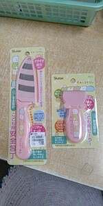 すみっコぐらし 子供向け包丁 安全 包丁 刃渡り9cm ピーラー ２点セット サンエックス 新品・未開封・即決