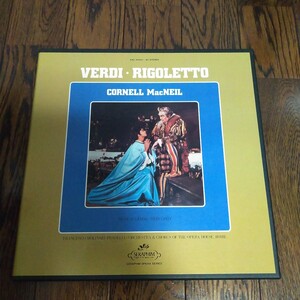 レア LP レコード 2枚 BOX VERDI RIGOLETTO 歌劇 ヴェルディ リゴレット プラデルリ ローマ国立歌劇場管弦楽団 合唱団 クラシック