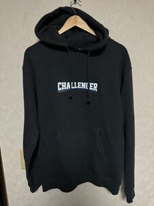 チャレンジャー　challenger パーカー　Sサイズ　ロゴ　ブラック