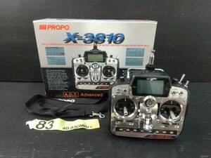 ★ピ/JR PROPO/ホビーラジコン/X-3010/通電確認済/動作未確認/プロポ/送信機/ジェイアールプロポ/5.20-56 ST