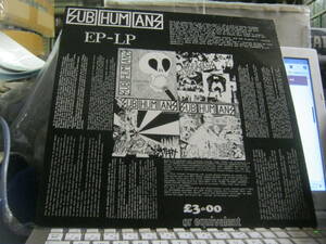 SUBHUMANS サブヒューマンズ / EP-LP U.K.LP Citizen Fish Culture Shock Stupid Humans Pagans Switch A-Heads Mental