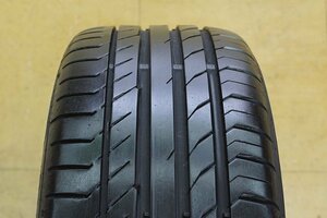 送料無料【中古 タイヤ】195/45R17 195/45-17 コンチネンタル CONTISPORT CONTACT5 20年製 1本 スペア 応急