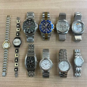 Q228-□ 腕時計 10点 セット まとめ レディース メンズ dunhill/renoma/INVICTA/GIVENCHY/YVESSAINTLAURENT/swatch/GRANDUR 他 稼働品有