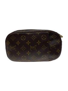 LOUIS VUITTON◆ポシェット・ガンジュ_モノグラム・キャンバス_BRW/PVC/BRW/総柄