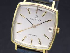 1円～! ジャンク品★正規品 UNIVERSAL GENEVE ユニバーサルジュネーブ 569117 GP SS 自動巻き Cal.1-69 デイト メンズ腕時計 SSCLG2969