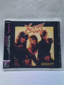 X-RAY／SHOUT!／国内盤CD／帯付／1984年発表／3rdアルバム／2011年リマスター盤／廃盤