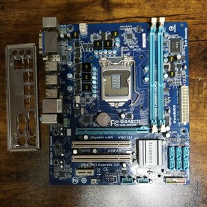 【中古ジャンク扱い】GIGABYTE　ギガバイト　MicroATXマザーボード　GA-H55M-S2V　intel H55　LGA1156ソケット 管理番号J