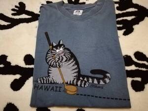 即決★古着中古★クリバンキャット　猫　半袖　Tシャツ　ゴルフ　ネズミ　ねずみ　初期の絵