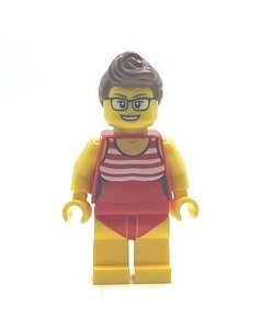 即決 新品　未使用 レゴ LEGO ミニフィグ シティ ミニフィギュア　水着の女性　女の人　ポニーテール　ビーチ