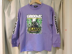 X-LARGE エクストララージ XLARGE Kids ミュージックOGゴリラ 長袖Tシャツ L/S T パープル 130 最新人気商品 送料￥230～