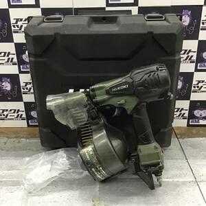 【中古品】〇ハイコーキ(HIKOKI ※旧:日立工機) 高圧エア釘打ち機 NV65HR2(SAG)