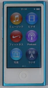 iPod nano, MD477J, ブルー, 16GB, 中古