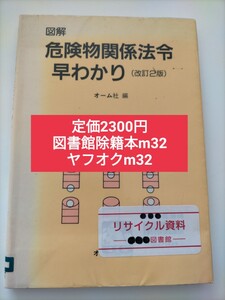 【図書館除籍本m32】危険物関係法令早わかり オーム社