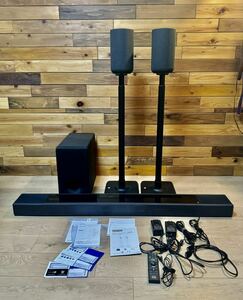 SONYソニー ホームシアターシステム サウンドバーHT -A7000 サブウーハーSA-SW3 リアスピーカーSA-RS5 360 Reality Audio スタンド付売切り