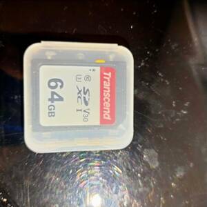 64GB Transcend SDXC 1枚　中古　U3 V30 Class10