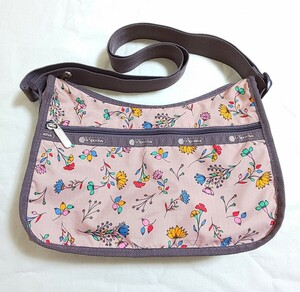 LeSportsac★レスポートサック★ショルダーバッグ★7520★CLASSIC HOBO★SNOWDROPS★美品♪