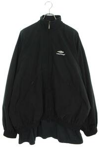 バレンシアガ BALENCIAGA 23AW 770500 TNQ25 サイズ:S テクノポプリン トラックジャケットブルゾン 中古 SB01