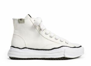 Maison MIHARA YASUHIRO PETERSON OG Sole Canvas High-top Sneaker "White" 25cm A01FW701