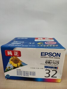 ◎(A1033) EPSON 純正 IC6CL32 インクカートリッジ 6色パック 未開封 期限切れ （米14）