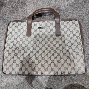 【1円スタート】GUCCI　グッチ　ビジネスバッグ　カバン　