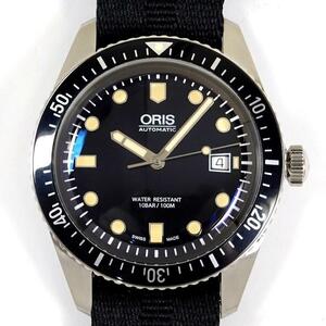 ORIS オリス ダイバーズ 65 メンズ 733 7720 4054 自動巻き SS/ブラックサテンベルト 新品未使用