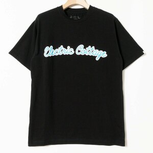 メール便○ ELECTRIC COTTAGE エレクトリックコテージ EC Tシャツ M 綿 日本製 ロゴ 藤原ヒロシ デイリー ベーシック シンプル 着まわし