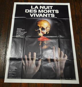 海外版映画ポスター【ナイト・オブ・ザ・リビング・デッド】フランス版オリジナル/NIGHT OF THE LIVING DEAD/LA NUIT DES MORTS VIVANTS