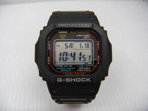 2606　CASIO カシオ G-SHOCK Gショック GW-M5610U-1JF 電波ソーラー腕時計 ブラック 稼働品 現状品