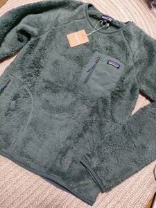 新品 定価15400 patagonia パタゴニア ロスガトス クルーネック プルオーバー XL グリーン グレー ジャケット メンズ 国内正規品