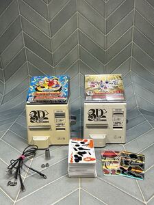 2台まとめて ワンピースカード 3D 組み立てパズル 小型販売機卓上販売機