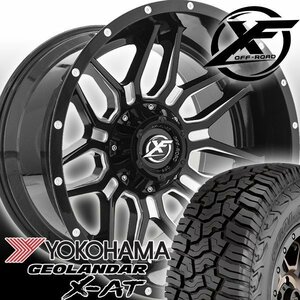 20x10J ランクル100 シグナス XF OFFROAD XF222 20インチマッドタイヤホイールセット YOKOHAMA GEOLANDAR X-AT 285/55R20 33x12.50R20