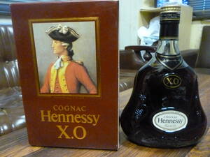 HENNESSY ヘネシー XO クリアボトル 金キャップ 700ml 40% コニャック ブランデー 箱付き 未開栓