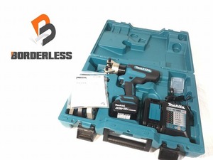 ☆未使用品☆makita マキタ 18V 充電式圧着機 TC300DRG バッテリー1個(6.0Ah) 充電器 ダイス ケース付 コードレス 圧着工具 91598