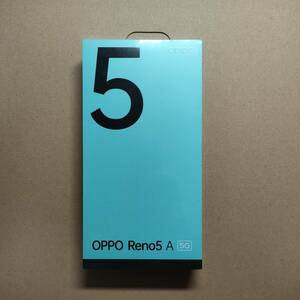新品未開封　OPPO reno5A アイスブルー　simフリー