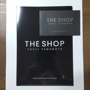 送料180円〜 THE SHOP YOHJI YAMAMOTO ステッカー クリアファイル 非売品 正規品 ヨウジヤマモト 検 NEWERA ノベルティ 販促品 Y