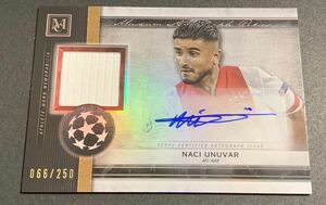 2020-21 Topps Museum Naci Unuvar Auto Jersey /250 MAR-NU RC Rookie Ajax ナジユニュヴァル　サイン 250枚限定　ルーキー　アヤックス