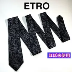 ✨極美品✨ETRO エトロ　ネクタイ　高級シルク　ペイズリー柄　ナロータイ　レア