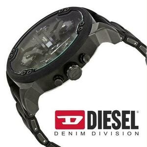 【新品 未使用 送料無料】DIESEL ディーゼル MR. DADDY ミスターダディ DZ7396 時計 メンズ ブラック 黒 ステンレス SS クロノグラフ GMT