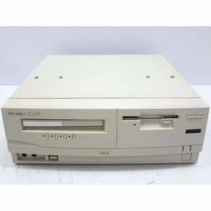 【ジャンク】NEC/レトロパソコン Windows98/PC-9821 cx13/62