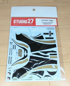 送料140円 スタジオ27 1/12 DUCATI ドカティGP9#59 カタル二ア/USA/オランダデカール DC818 タミヤ対応