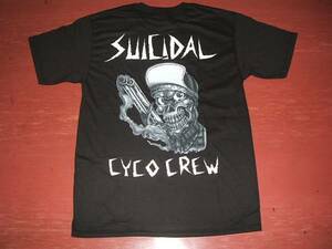 JB即決 SUICIDAL　TENDENCIES スーサイダル　テンデンシーズ ROAD CREW CYCO Tシャツ　黒　Mサイズ　新品 80 90 ミュアー MIKO MUIR VANS D