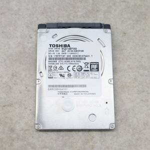 ∠ 500GB｜2.5インチ 内蔵型 ハードディスク HDD｜TOSHIBA 東芝 MQ01ABF050 ｜5400rpm 薄型7ｍｍ フォーマット済み■P3793