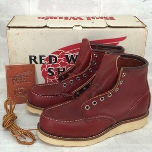 RED WING レッドウィング 箱有 8875 デッドストック 犬タグ アイリッシュセッター SIZE: 6.5 E ブーツ 赤茶 MU632024020801